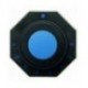 MANOPOLA NERA 66x66 mm 1-2-3-4-5-6-7-8