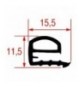GUARNIZIONE VETRO FORNO 480x425 mm