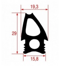 GUARNIZIONE PORTA FORNO 690x630 mm