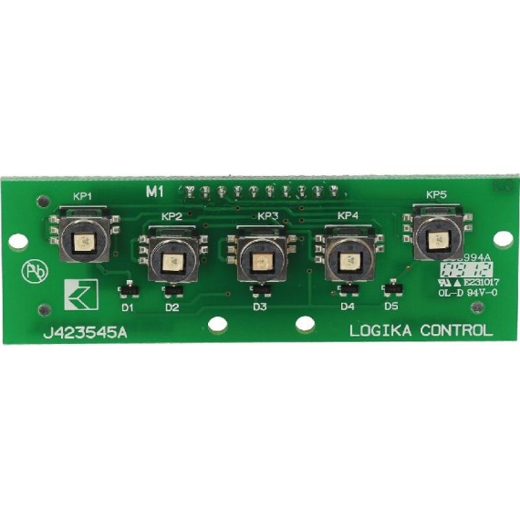 SCHEDA PULSANTIERA 5 TASTI