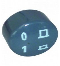 TASTO ELLITTICO GRIGIO 17x13 mm