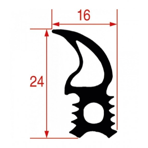 GUARNIZIONE PORTA FORNO 760x665 mm
