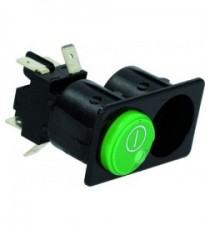 INTERRUTTORE DEVIATORE VERDE BIPOLARE