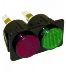 GRUPPO LAMPADE SPIA VERDE - ROSSA 250V