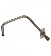 RACCORDO SPRUZZATORE CURVO Diam. 10x155 mm