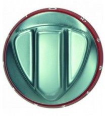 MANOPOLA ARGENTO-ROSSA Diam. 72 mm 0-10