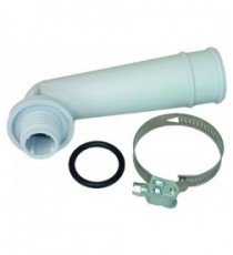 TUBO IN PLASTICA A GOMITO Diam. 40 mm