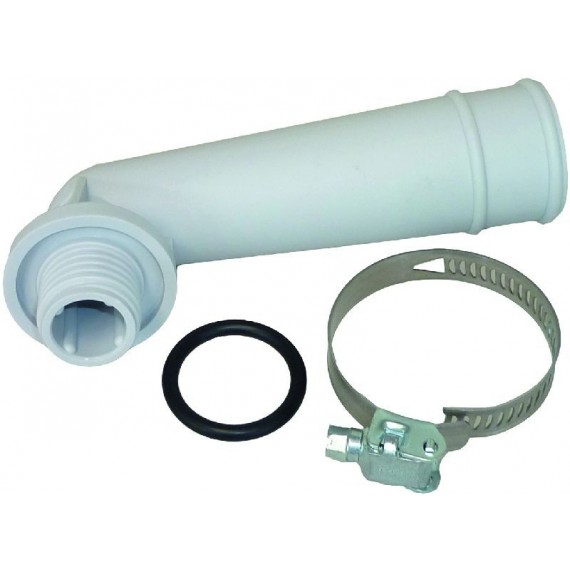 TUBO IN PLASTICA A GOMITO Diam. 40 mm