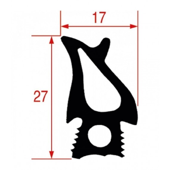 GUARNIZIONE FACCIATA PORTA 1490x690 mm