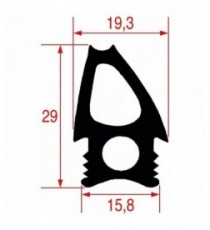 GUARNIZIONE PORTA 560x493 mm