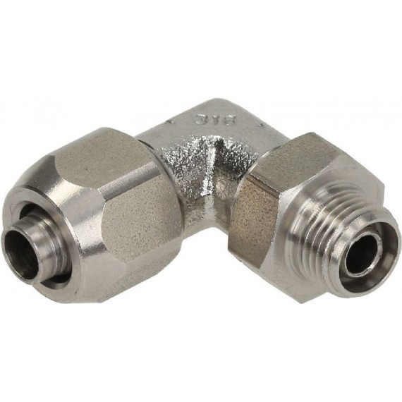 RACCORDO AD ANGOLO 1/8M Diam. 8/6 INOX