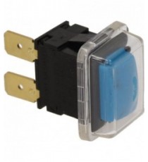 PULSANTE UNIPOLARE BLU 16A 250V