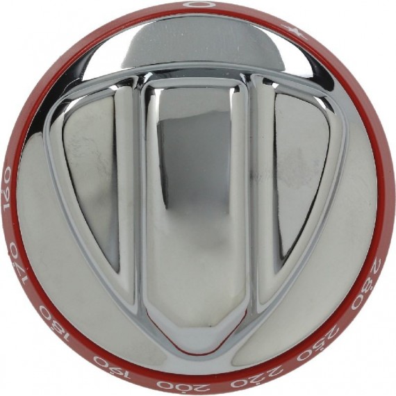 MANOPOLA ARGENTO-ROSSA Diam. 72 mm 160-280C