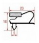 GUARNIZIONE AD INCASTRO 1570x710 mm