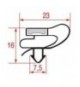 GUARNIZIONE AD INCASTRO 477x405 mm