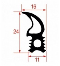 GUARNIZIONE PORTA FORNO 1510x665 mm