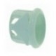 CORPO PULSANTE ELLITTICO 21x11 mm BIANCO