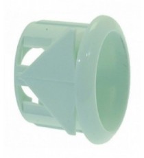 CORPO PULSANTE ELLITTICO 21x11 mm BIANCO