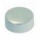 TASTO ROTONDO SATINATO ARGENTO Diam. 21 mm