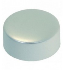 TASTO ROTONDO SATINATO ARGENTO Diam. 21 mm