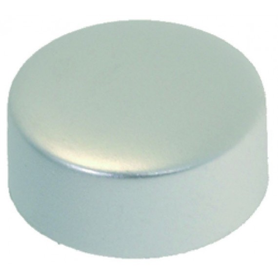 TASTO ROTONDO SATINATO ARGENTO Diam. 21 mm