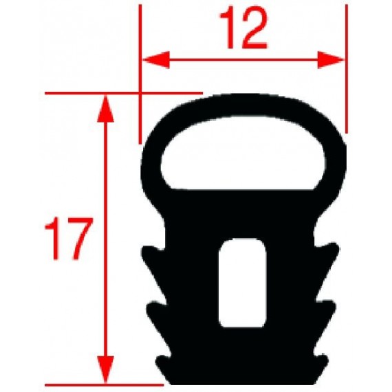 GUARNIZIONE PORTA 1160 mm