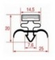 GUARNIZIONE AD INCASTRO 640x435 mm