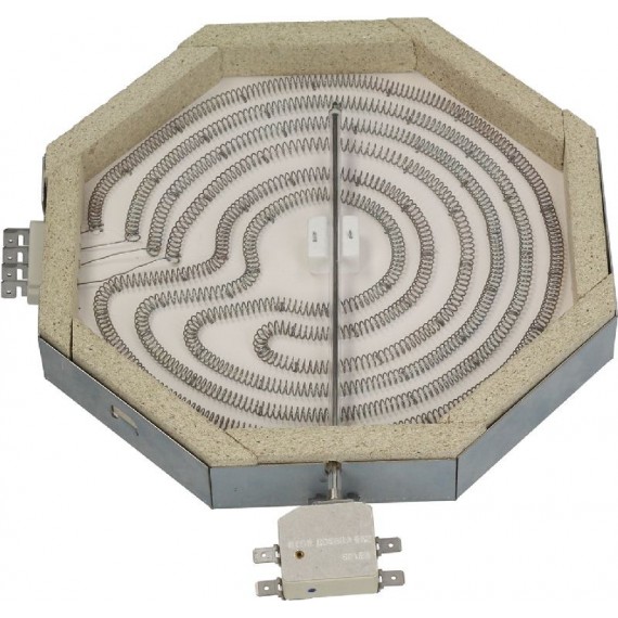 PIASTRA INCANDESCENZA OTTAGONALE Diam. 230mm