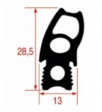 GUARNIZIONE PORTA FORNO 750x625 mm