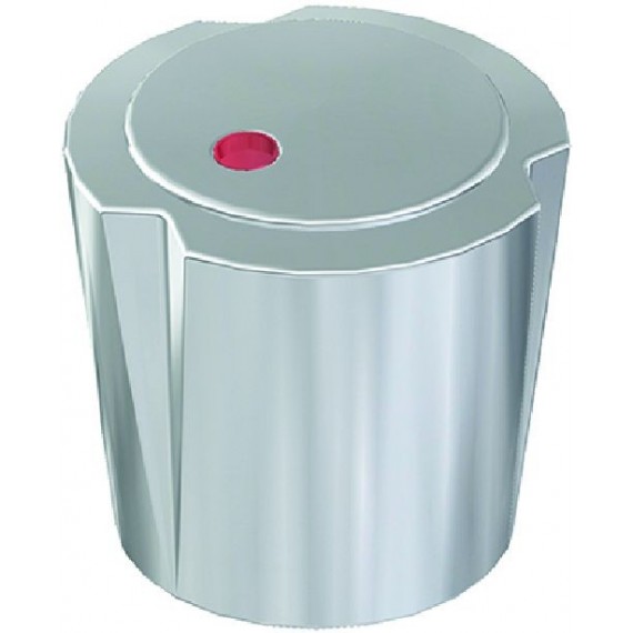 MANOPOLA RUBINETTO ACQUA CALDA ROSSA