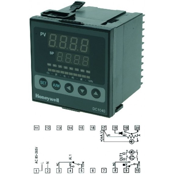 TERMOSTATO DC1040PT 0-400C 85-265V