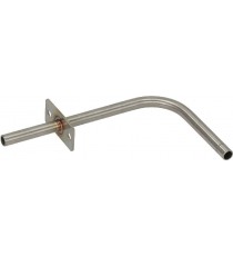 RACCORDO SPRUZZATORE CURVO Diam. 10x175 mm