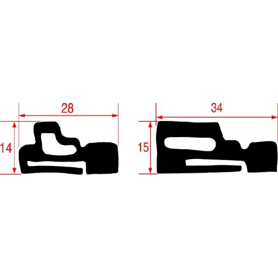 KIT GUARNIZIONE CARRELLO FORNO