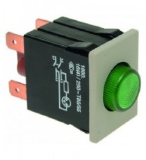 INTERRUTTORE BIPOLARE VERDE 16A 250V