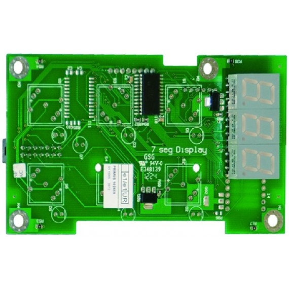 PIASTRA ELETTRONICA CON DISPLAY