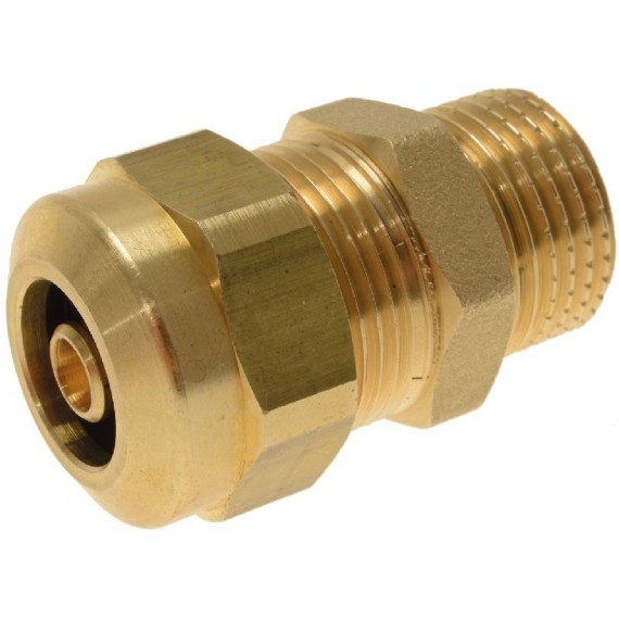 RACCORDO IN OTTONE 1/2x Diam. 12 mm