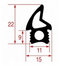 GUARNIZIONE PORTA FORNO 2700 mm