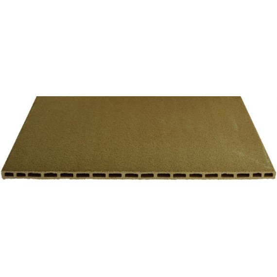 PIETRA REFRATTARIA FORATA 500x495x15 mm