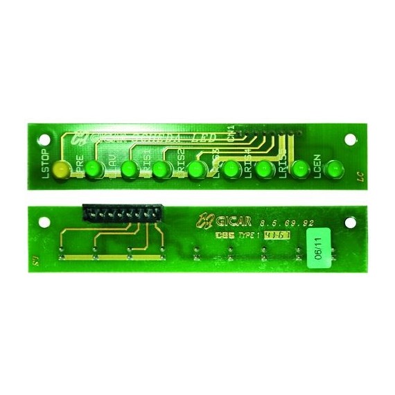 SCHEDA A LED LUMINOSI