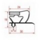 GUARNIZIONE AD INCASTRO 2050x1030 mm