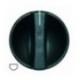 MANOPOLA NERA Diam. 43,5 mm