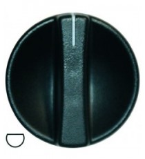 MANOPOLA NERA Diam. 43,5 mm