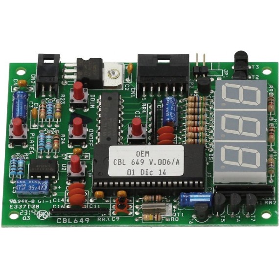 SCHEDA ELETTRONICA COMANDI 92x68 mm