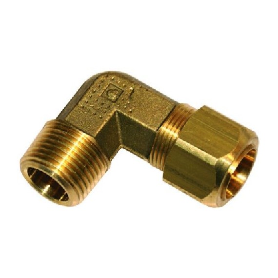 RACCORDO A GOMITO 3/8 GAS