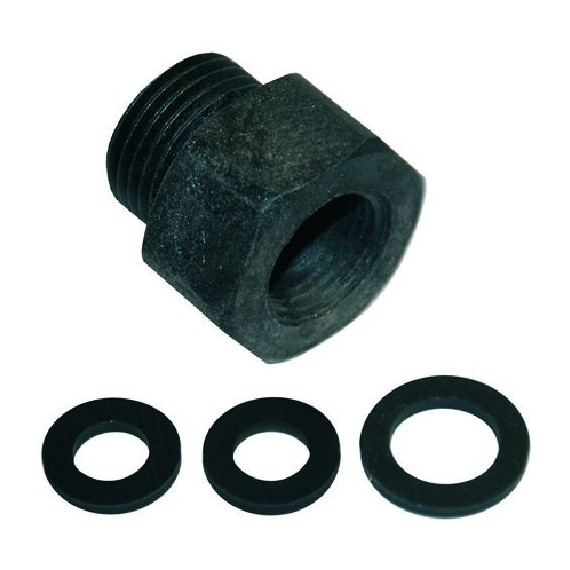 NIPPLES IN PLASTICA 1/2M-3/8F