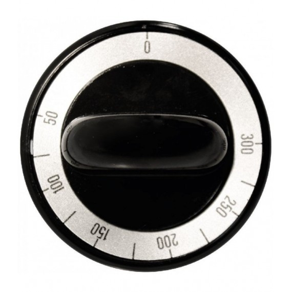 MANOPOLA NERA Diam. 62 mm 0-300C