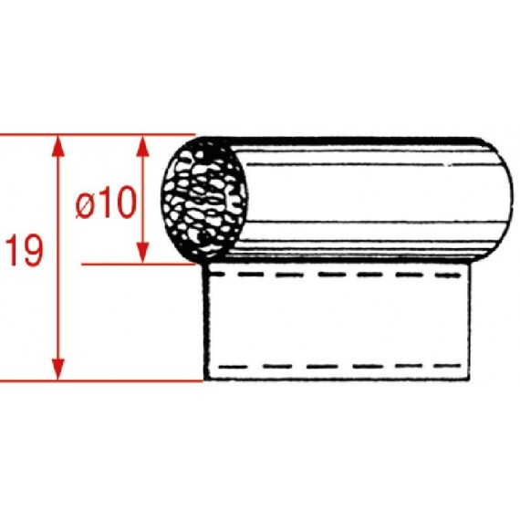 GUARNIZIONE 10xh19 mm 12,5 m
