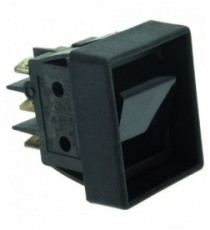 INTERRUTTORE BIPOLARE NERO 16A 250V
