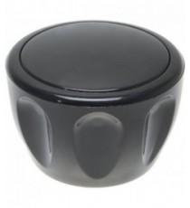 MANOPOLA CARRELLO NERA Diam. 66 mm PASSO M12