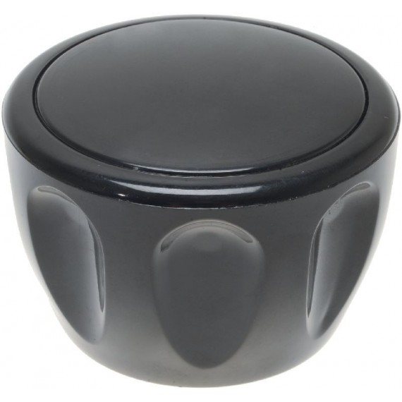 MANOPOLA CARRELLO NERA Diam. 66 mm PASSO M12